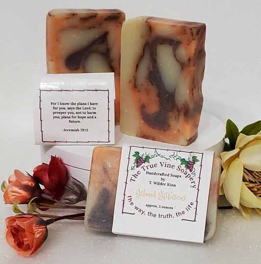 Island Hibiscus Natural Homemade Soap