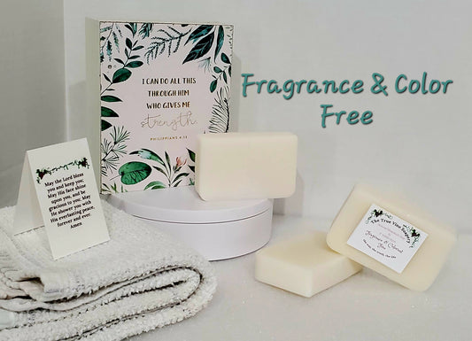 Fragrance & Color Free Natural Homemade Soap