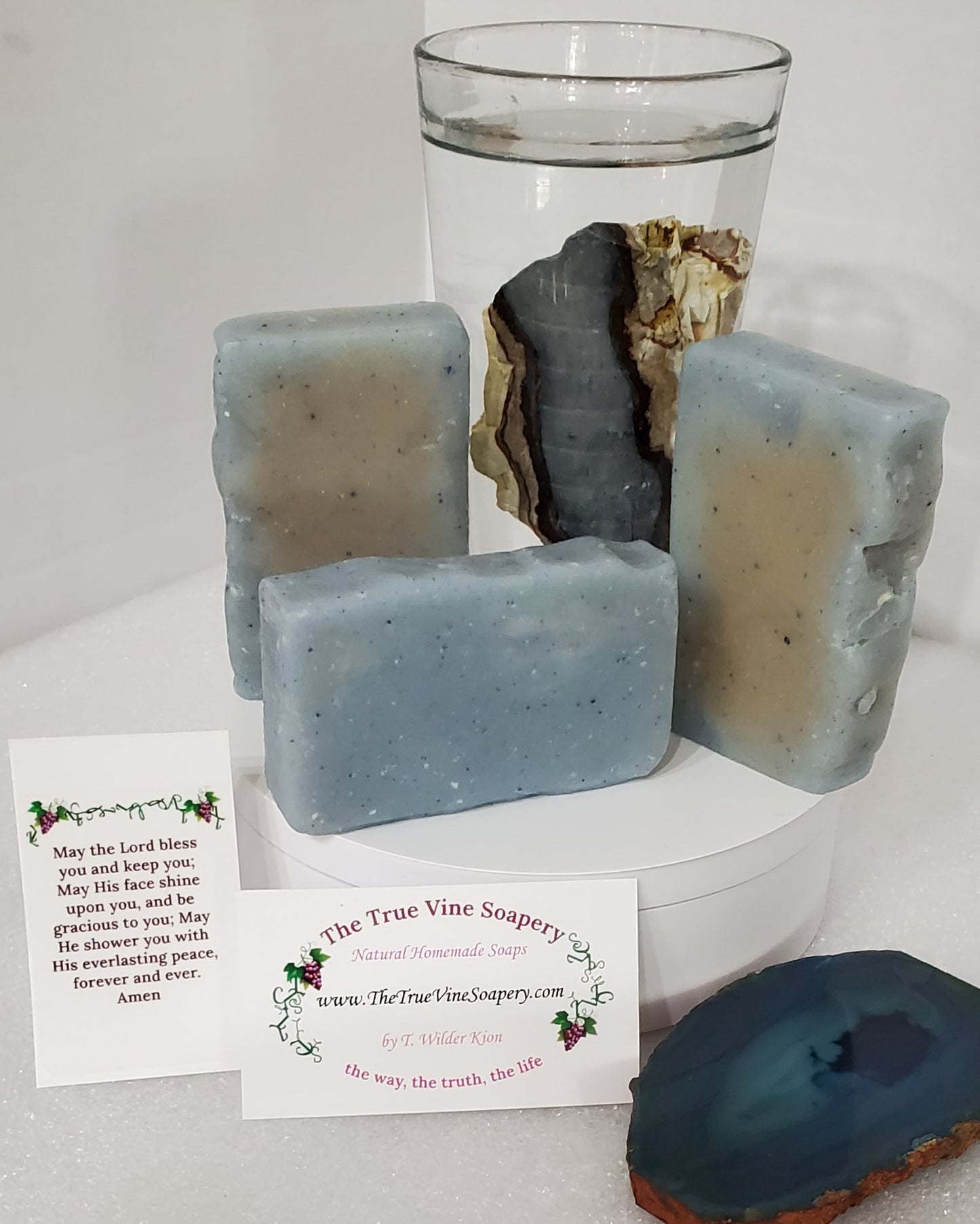 Blue Musk Natural Homemade Soap