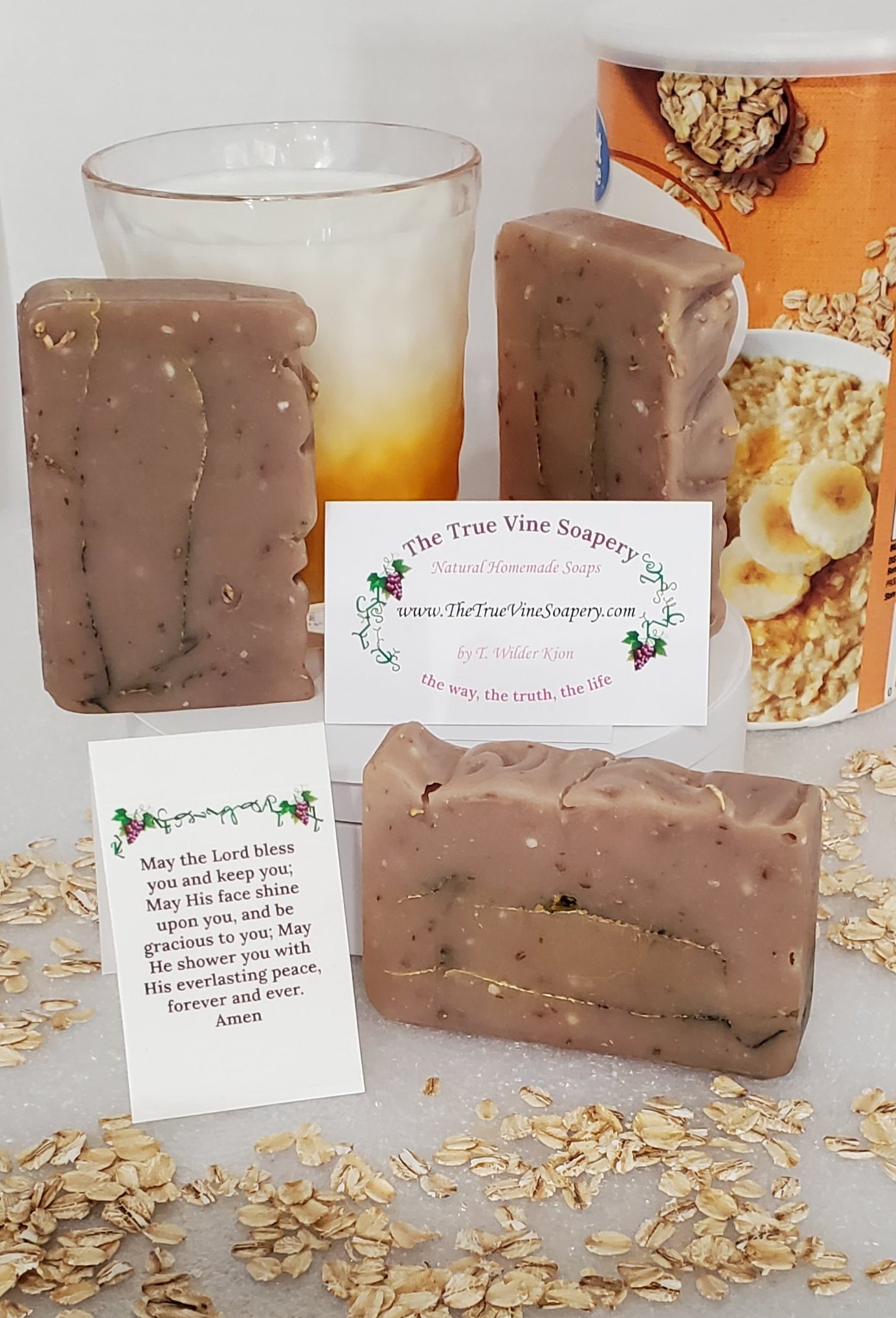 Oats, Milk, & Honey Natural Homemade Soap