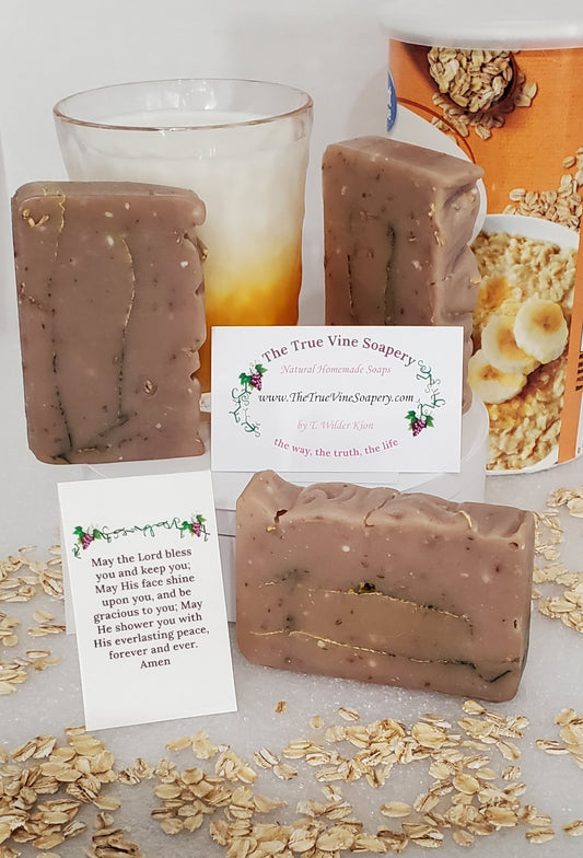 Oats, Milk, & Honey Natural Homemade Soap